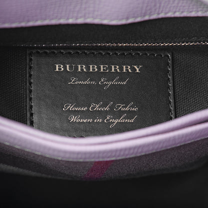 Burberry Derby Calfskin House Check Small Camberley Pale Orchid 6 of 11