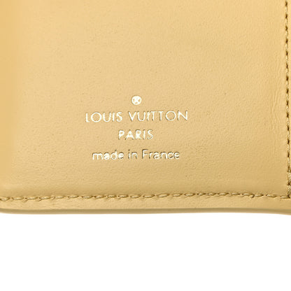 Louis Vuitton Calfskin Nanogram Embossed Lou Wallet Jaune 7 of 7