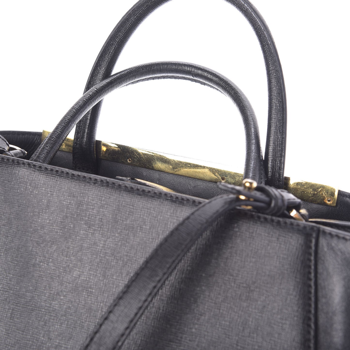 Vitello Elite Petite 2Jours Tote Black