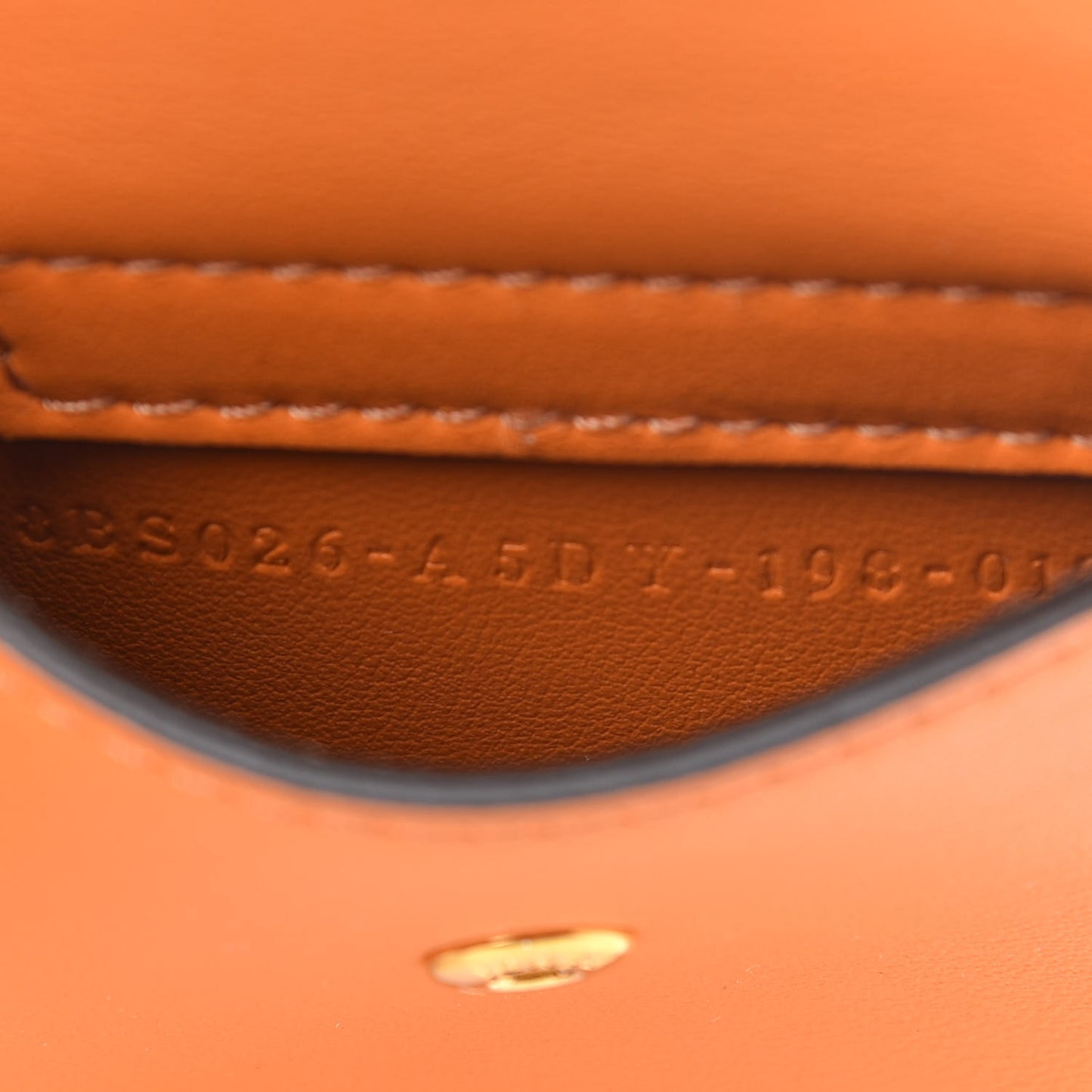 Vitello Grace Matte Two Pocket Mini Crossbody Aranciata