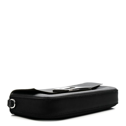 Fendi Silk Satin Phone Baguette Black 4 of 16