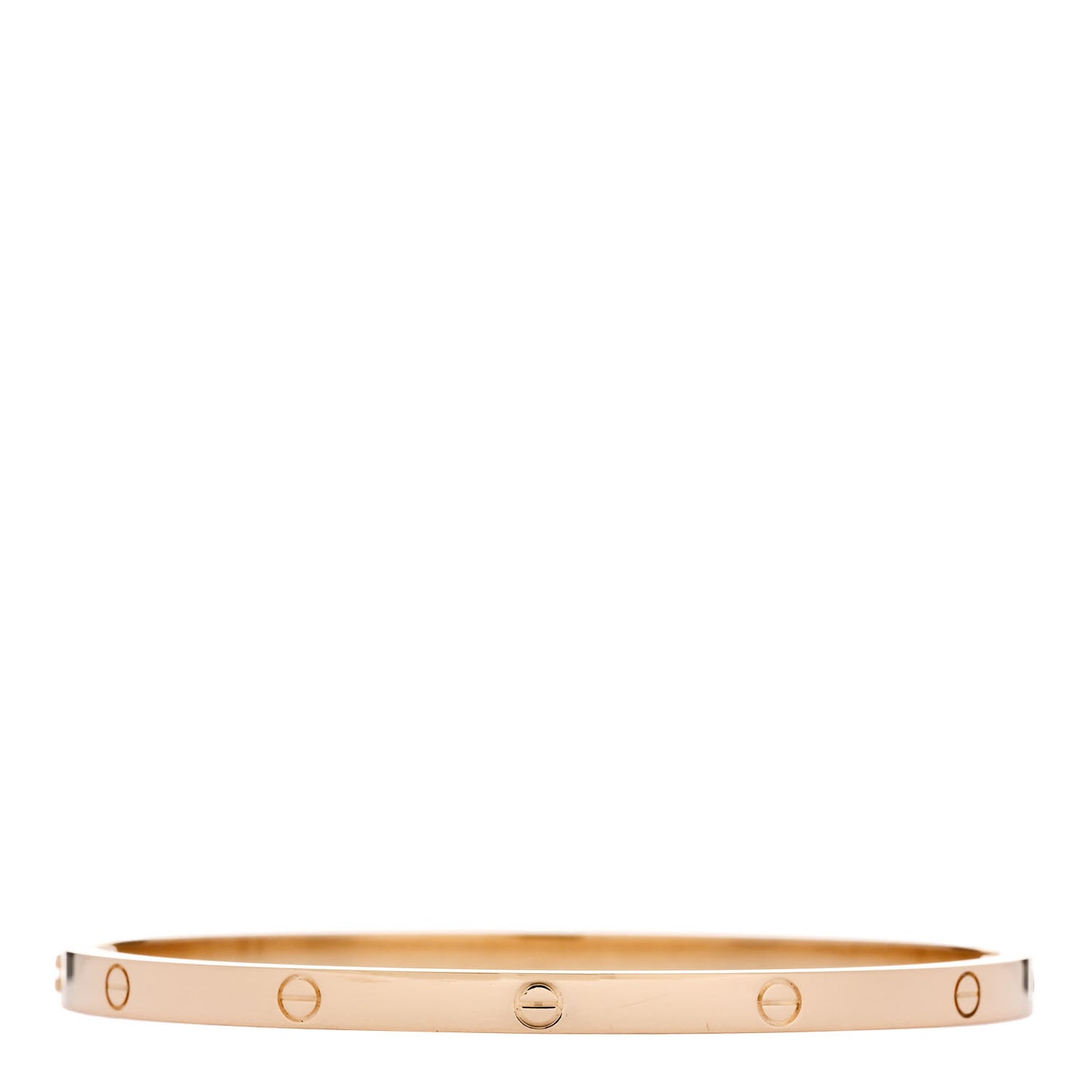 18K Yellow Gold Small LOVE Bracelet 17