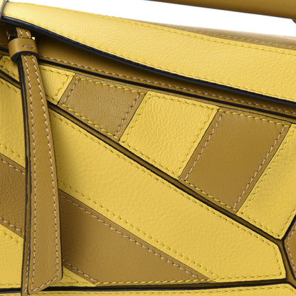 Loewe Calfskin Rugby Mini Puzzle Bag Yellow Ochre 10 of 10