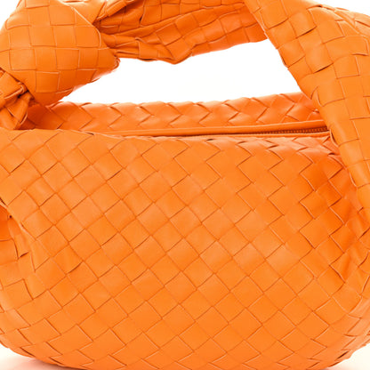 Bottega Veneta Nappa Intrecciato Teen Jodie Hobo Tangerine 8 of 10