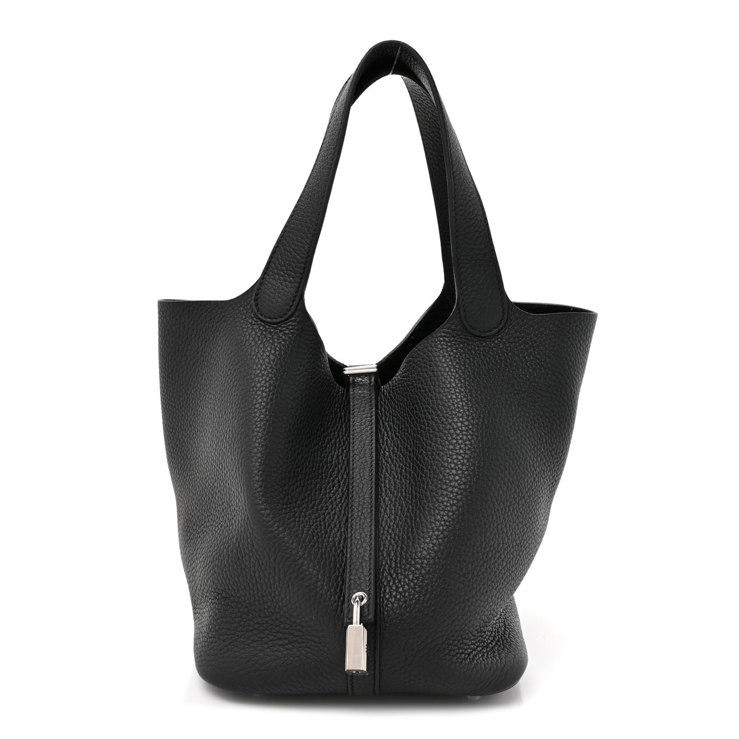 Taurillon Clemence Picotin Lock 22 MM Black Black