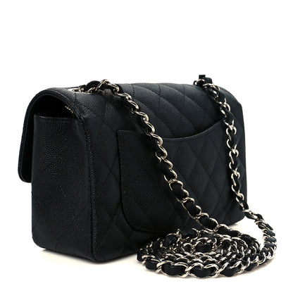 Chanel Caviar Quilted Mini Rectangular Flap Black 3 of 12