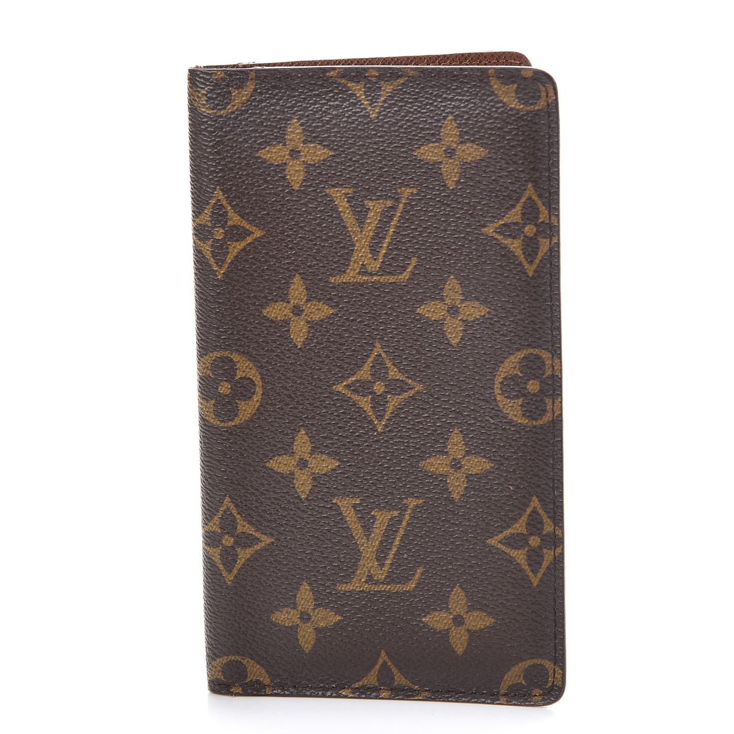 Monogram Checkbook Holder Wallet