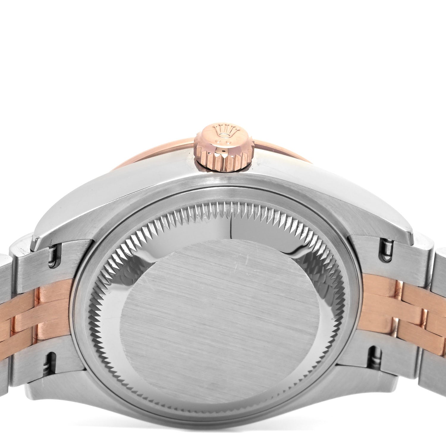 Rolex Stainless Steel 18K Everose Gold Diamond 28mm Oyster Perpetual Datejust Watch Chocolate 279381RBR 4 of 5