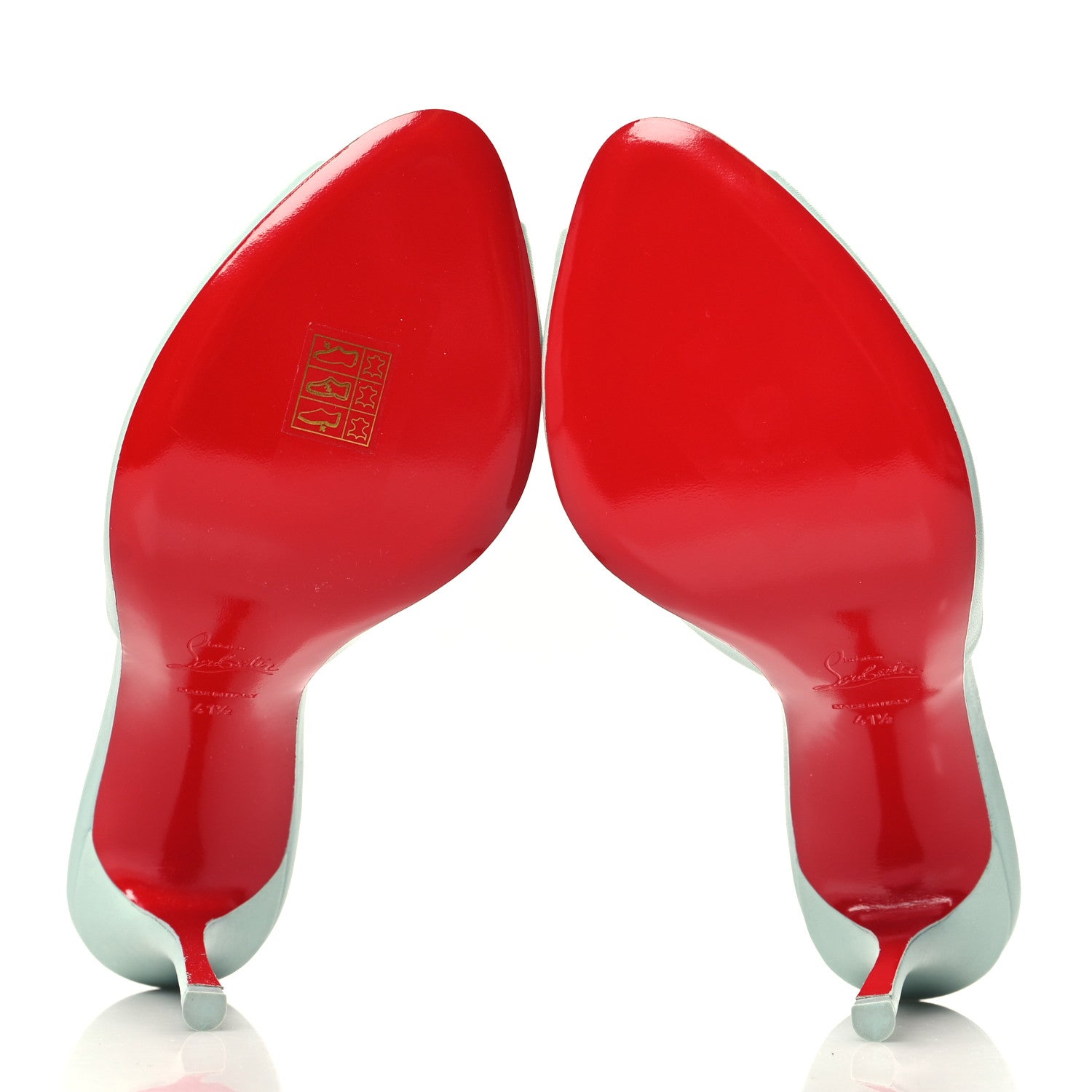 Christian Louboutin Nappa Me Dolly 100 Sandals 41.5 Iceberg 6 of 9
