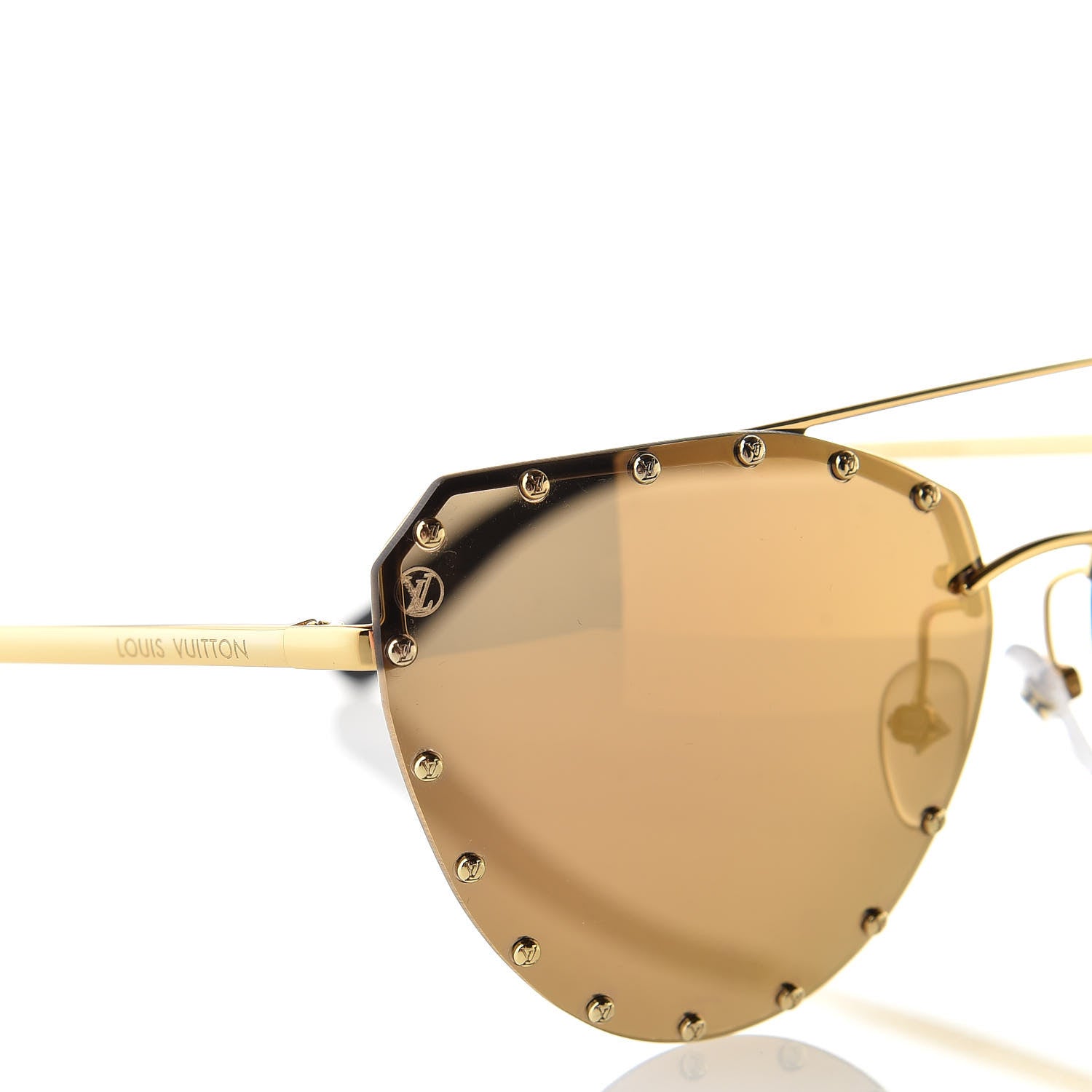 Louis Vuitton LV The Party Sunglasses Z0983W Gold 7 of 8