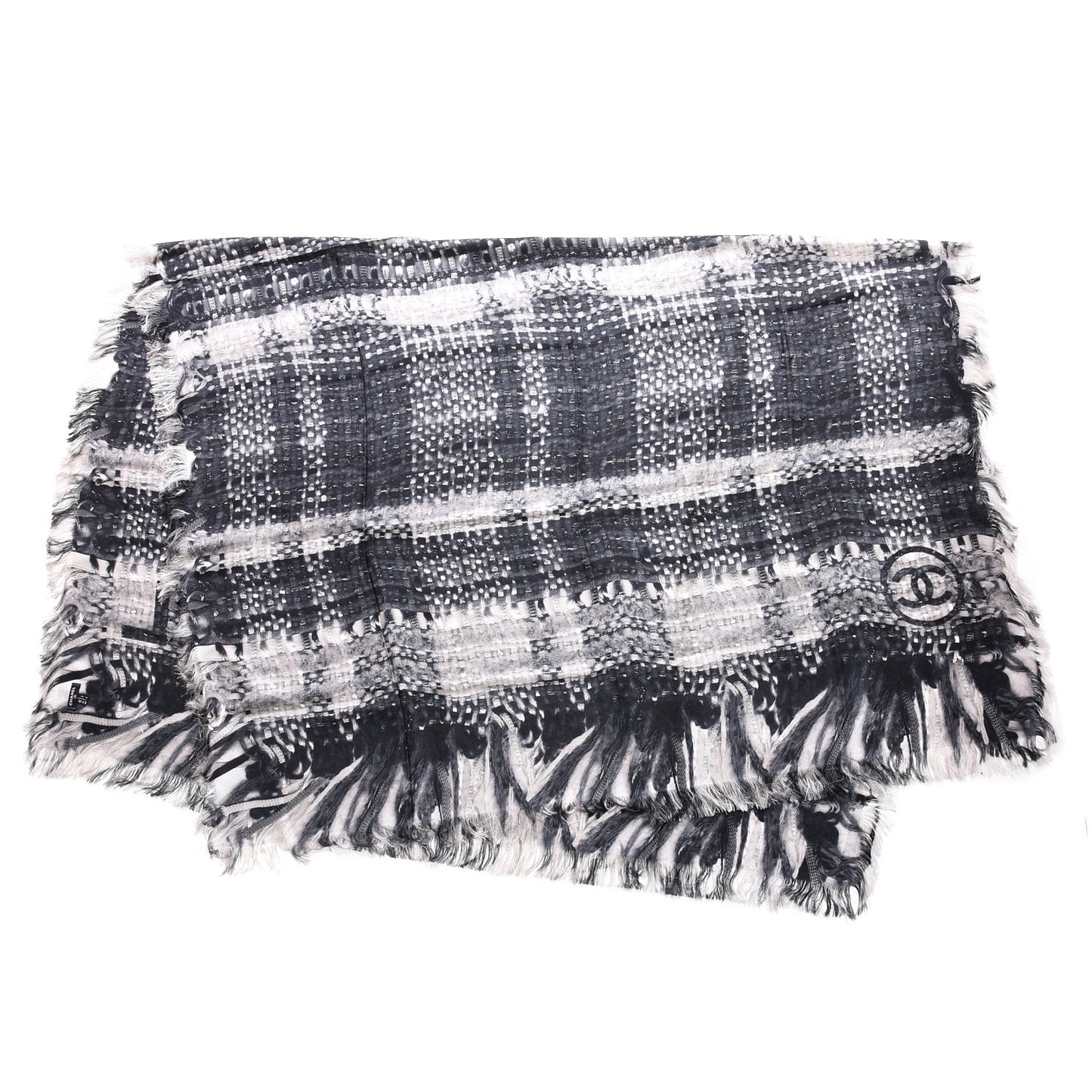 Silk CC Stole Black
