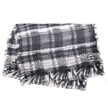 Chanel Silk CC Stole Black 2 of 4