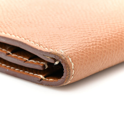 Hermes Epsom Bearn Gusset Wallet Gold 9 of 11