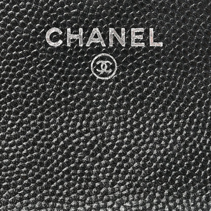 Chanel Caviar Quilted My Everything Belt Flap Card Holder Black 6 of 9