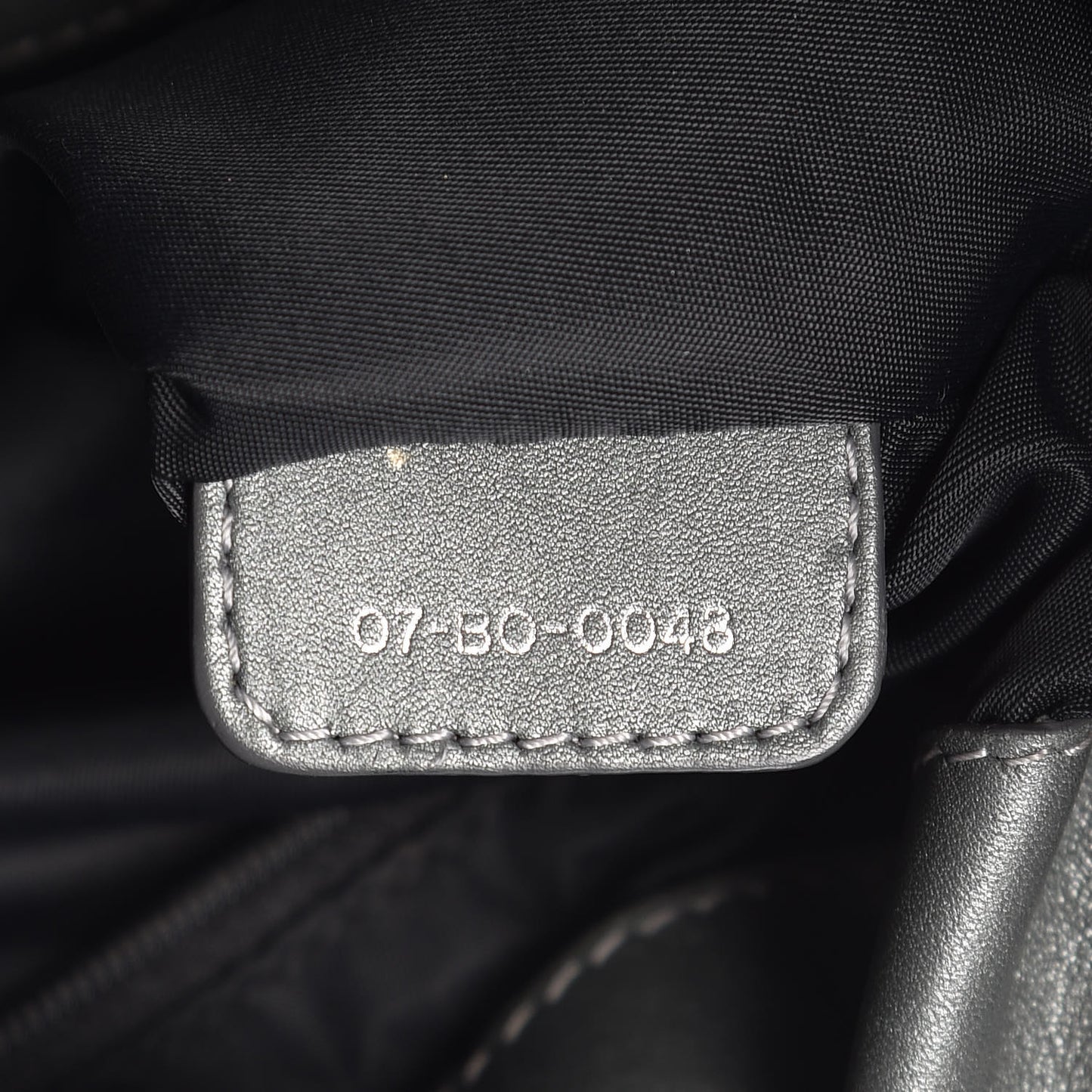 Nylon Cannage Tote Gray