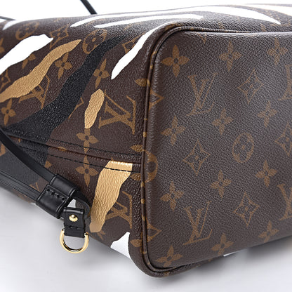 Louis Vuitton X LOL Monogram Neverfull MM Gold Silver 9 of 11