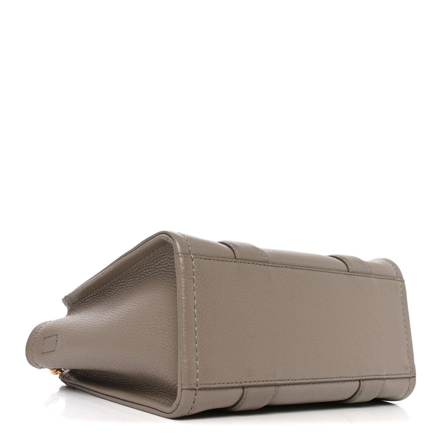 Grained Calfskin Small The Tote Bag Cement