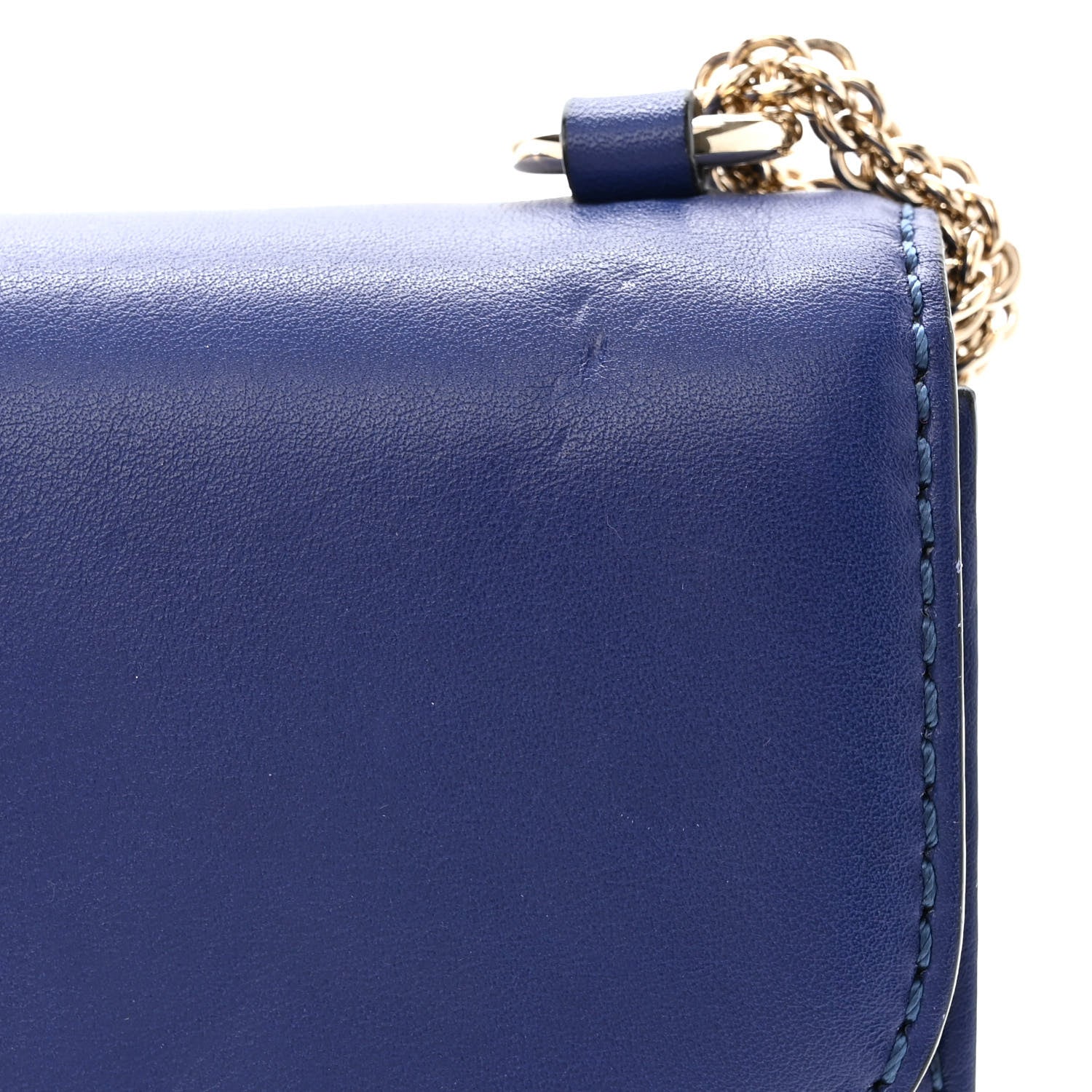 Valentino Garavani Vitello Small Glam Lock Rockstud Flap Blue China 12 of 13