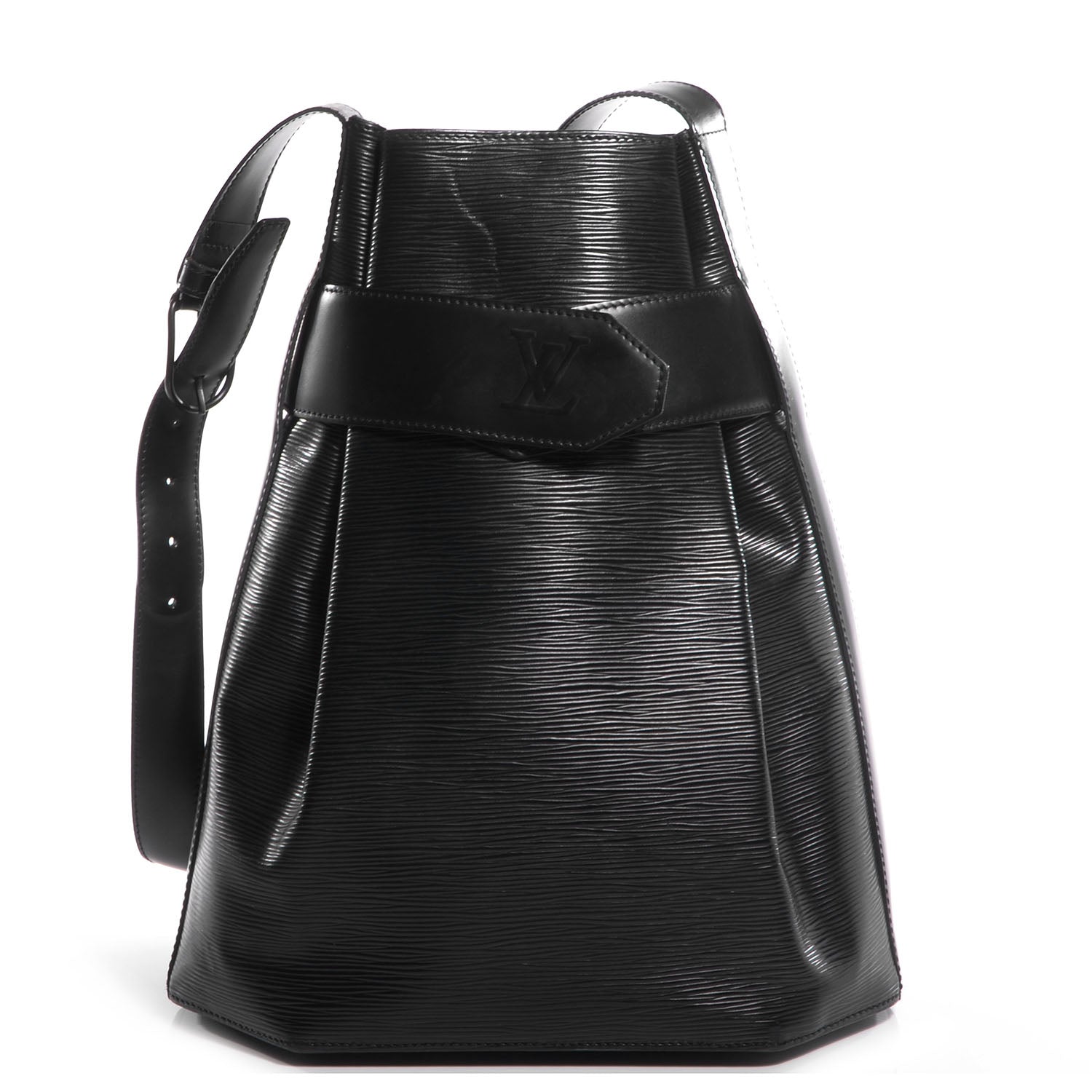 Louis Vuitton Epi Sac D'Epaule GM Black 1 of 8