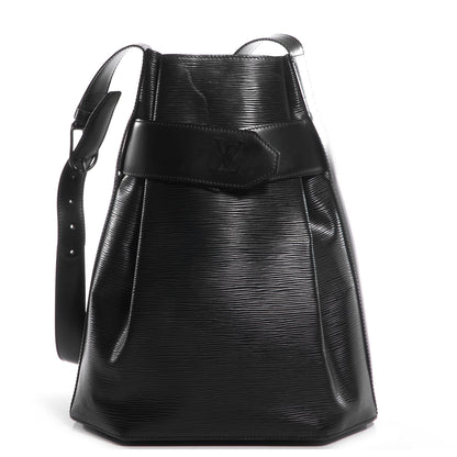 Louis Vuitton Epi Sac D'Epaule GM Black 1 of 8