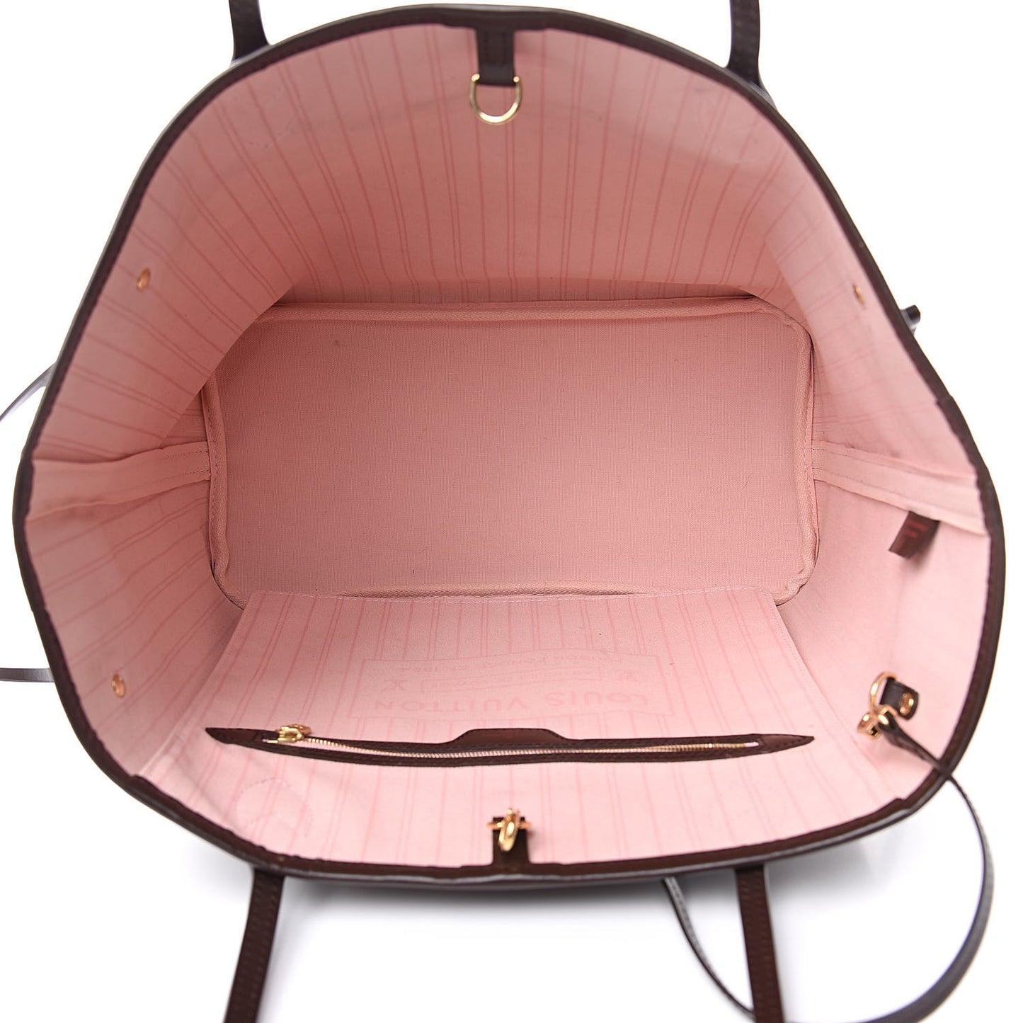Damier Ebene Neo Neverfull MM Rose Ballerine