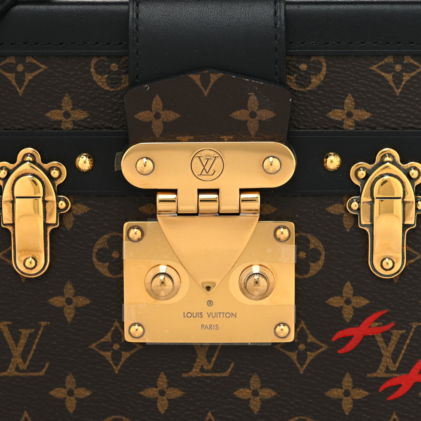 Monogram Petite Malle Black
