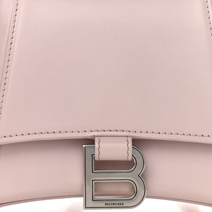 Balenciaga Shiny Box Calfskin Small Hourglass Top Handle Bag Light Rose 8 of 19