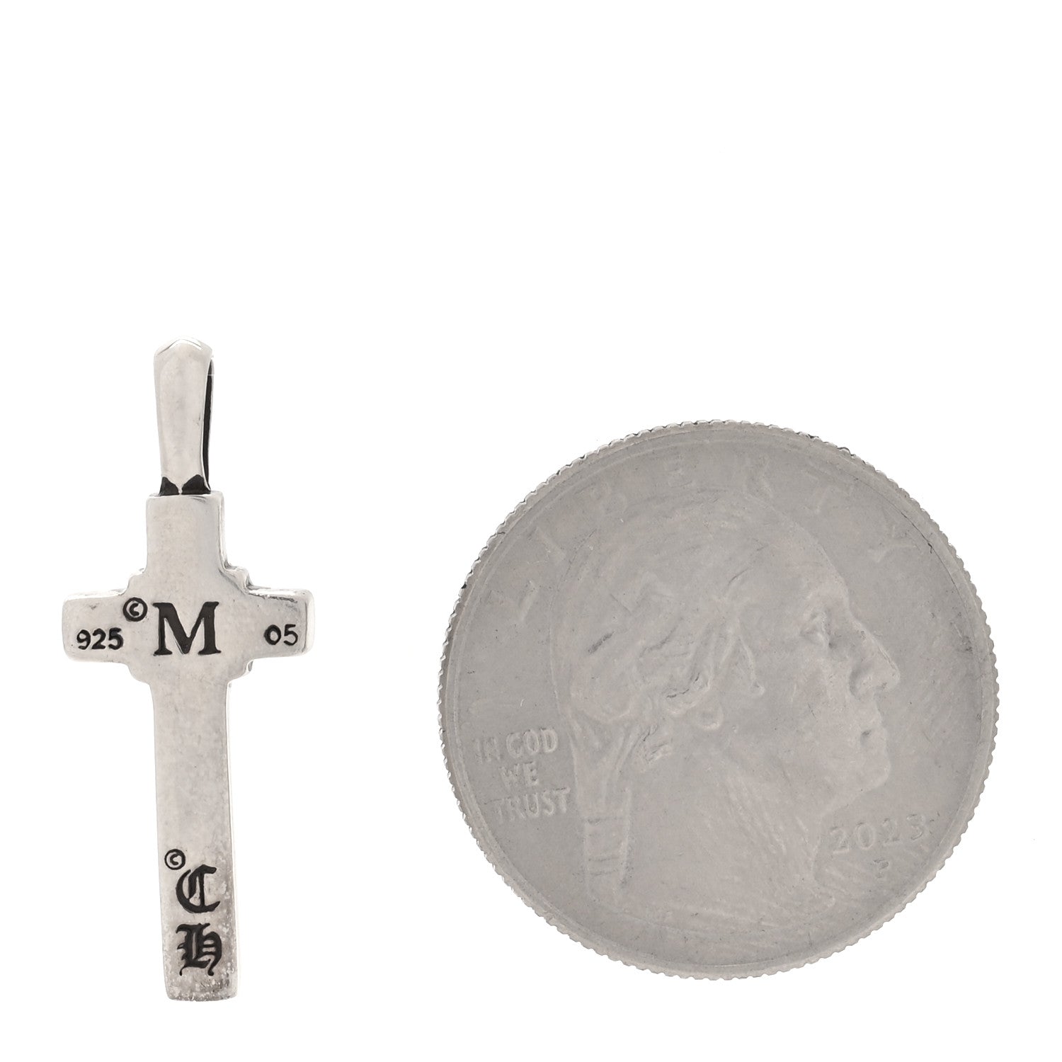 Chrome Hearts X Mapplethorpe Sterling Silver Cross Pendant 1872883
