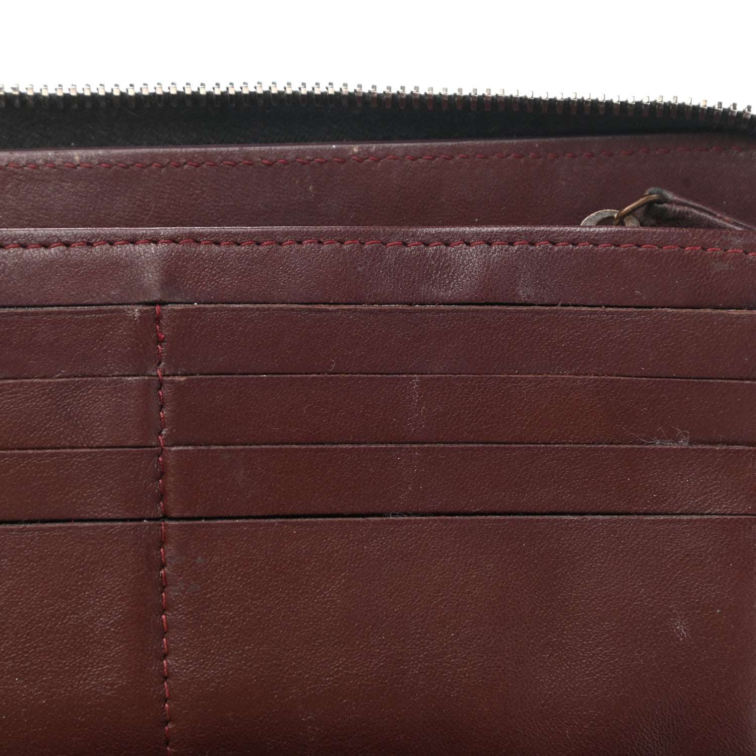 Chanel Lambskin Quilted Large Zip Around Organizer Wallet Black 10 of 12