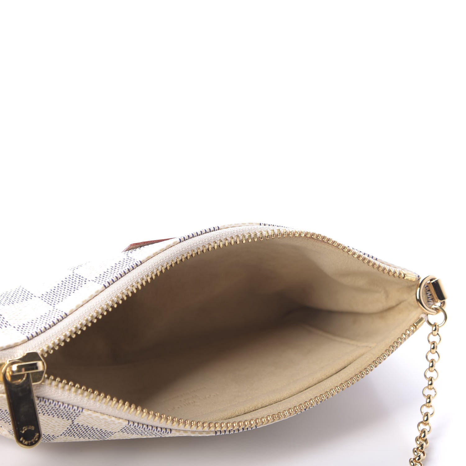 Louis Vuitton Damier Azur Pochette Milla MM 5 of 11