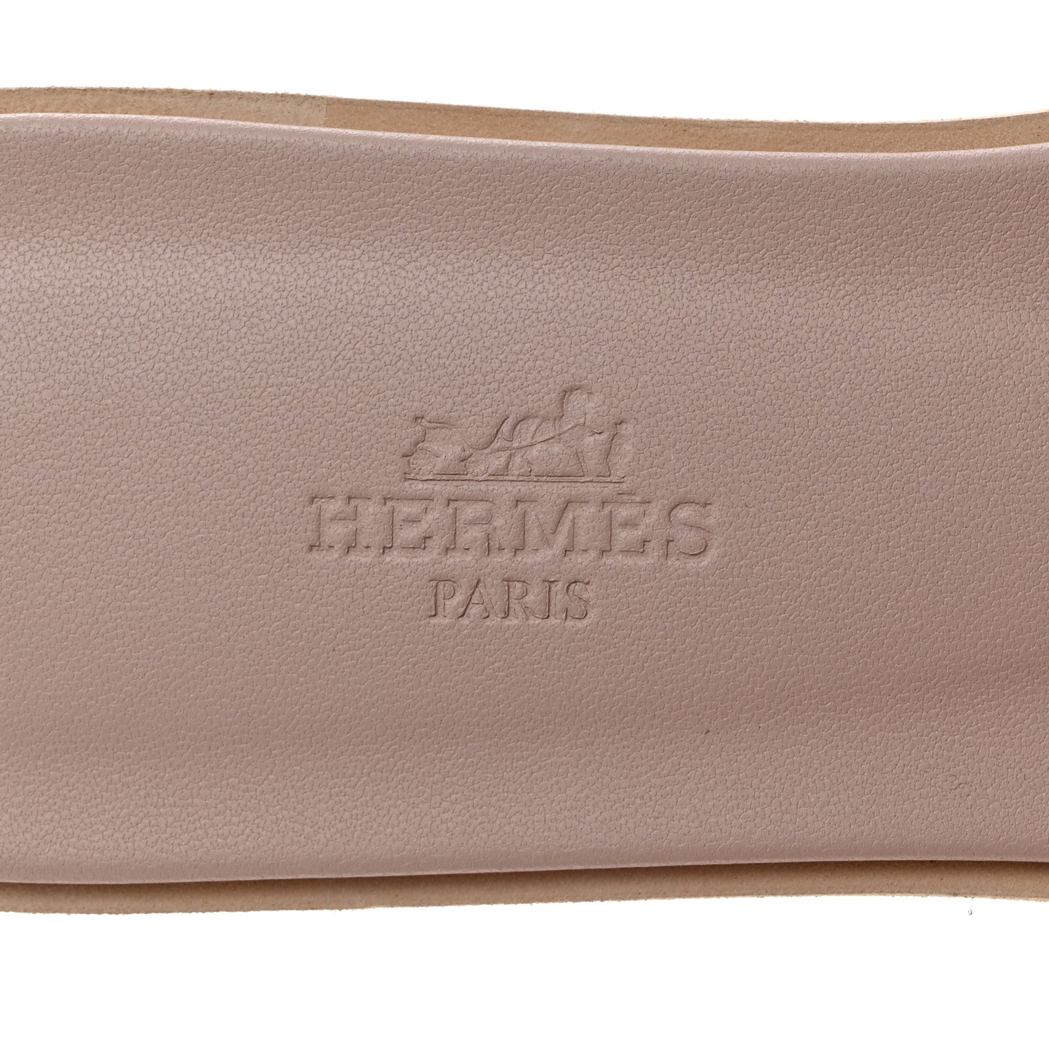 Hermes Epsom Oran Sandals 38 Rose Pale 6 of 9