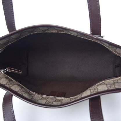 Gucci GG Supreme Monogram Small Joy Tote Dark Brown 5 of 10