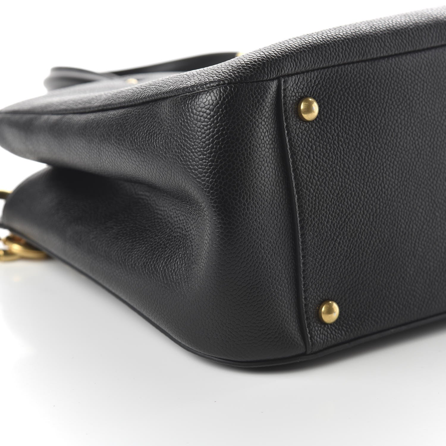Chanel Caviar Small Shopping Tote Black 6 of 11