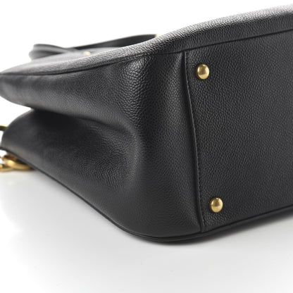 Chanel Caviar Small Shopping Tote Black 6 of 11