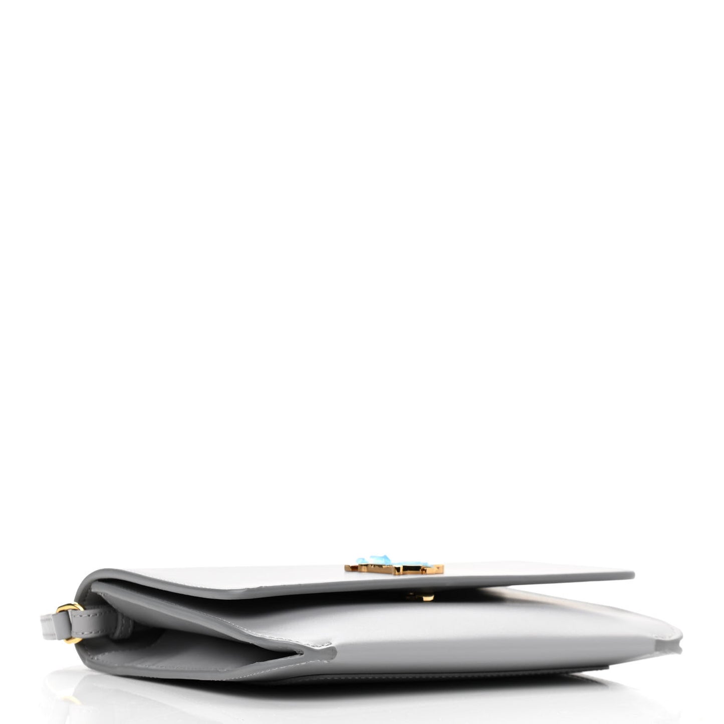 Calfskin Mini TB Bag Grey