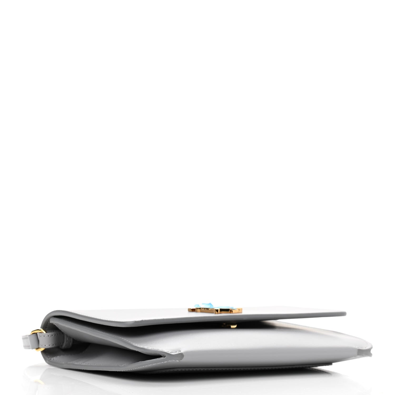 Burberry Calfskin Mini TB Bag Grey 4 of 9