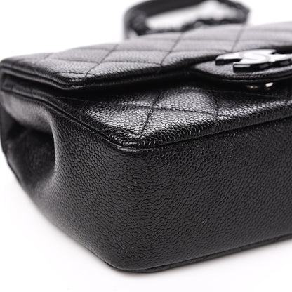 Chanel Caviar Quilted Incognito Mini Square Flap Black 8 of 9