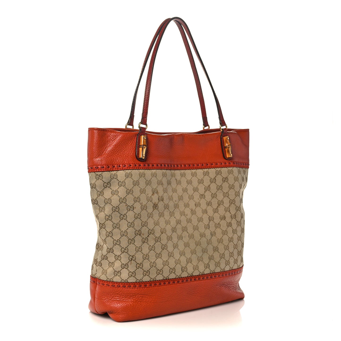 Monogram Laidback Crafty Tote Orange
