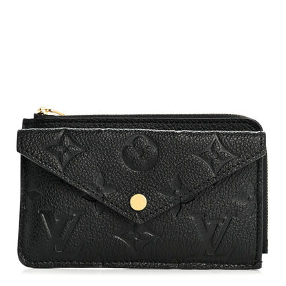 Louis Vuitton Empreinte Recto Verso Card Holder Black 1 of 7
