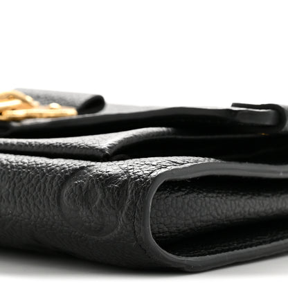 Louis Vuitton Empreinte Vavin Chain Wallet Black 10 of 12
