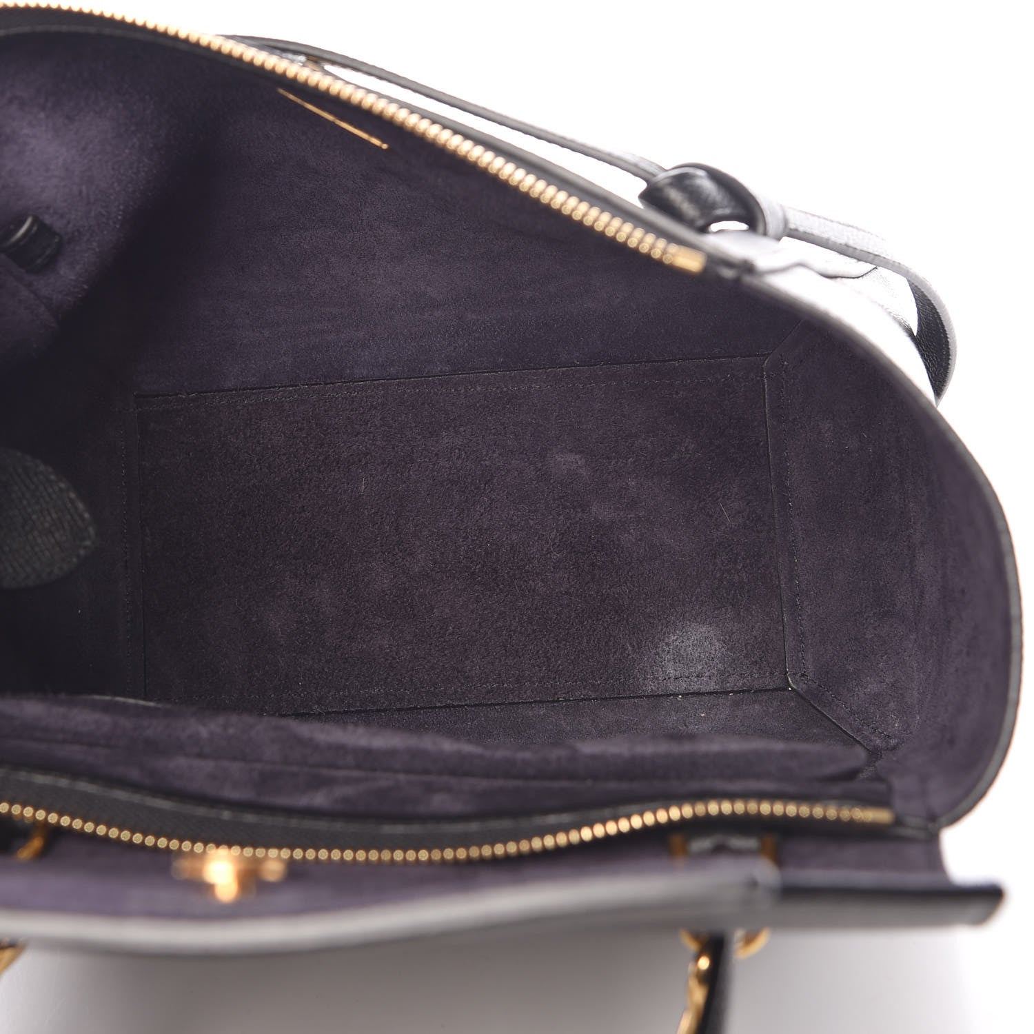Celine Grained Calfskin Micro Belt Bag Black 5 of 12