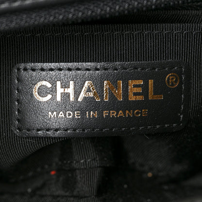 Chanel Calfskin Chevron Quilted Mini Statement Flap Black 6 of 10