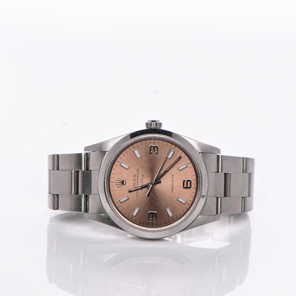 Rolex Stainless Steel 34mm Air-King Oyster Perpetual Precision Watch Pink 14000 2 of 5