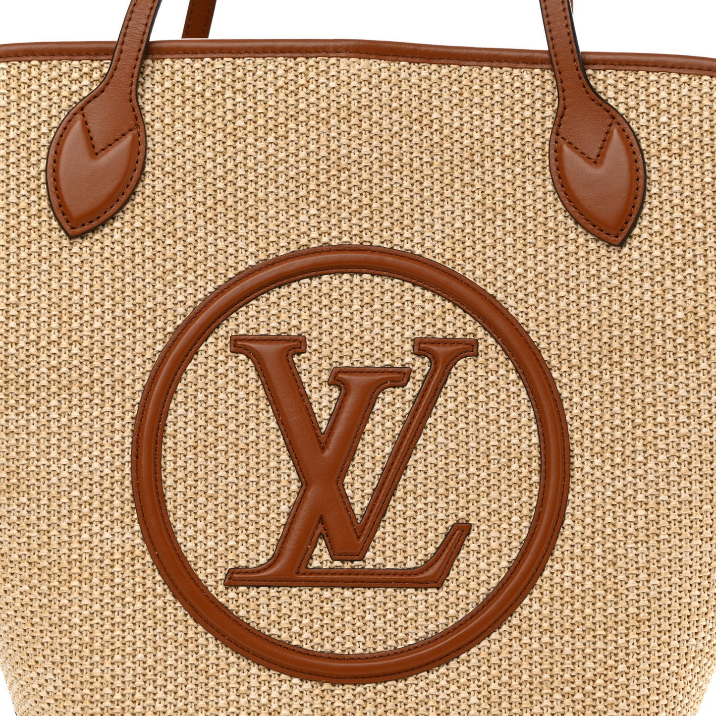 Raffia Saint Jacques Tote Caramel