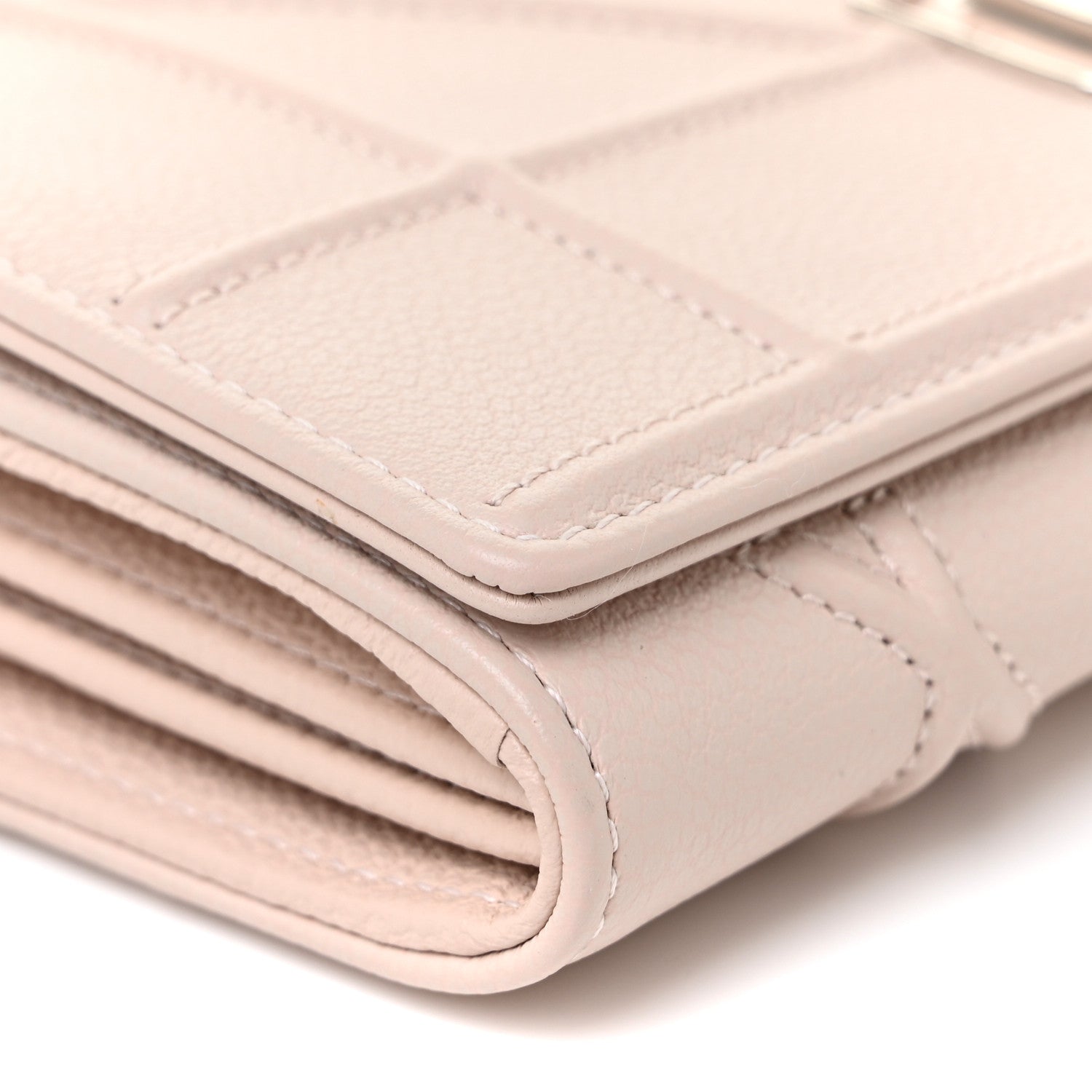 Christian Dior Grained Calfskin Diorama Wallet on Chain Pouch Rose Poudre 8 of 11