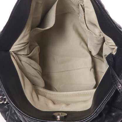Chanel Washed Lambskin Chain Around Hobo Black 6 of 9
