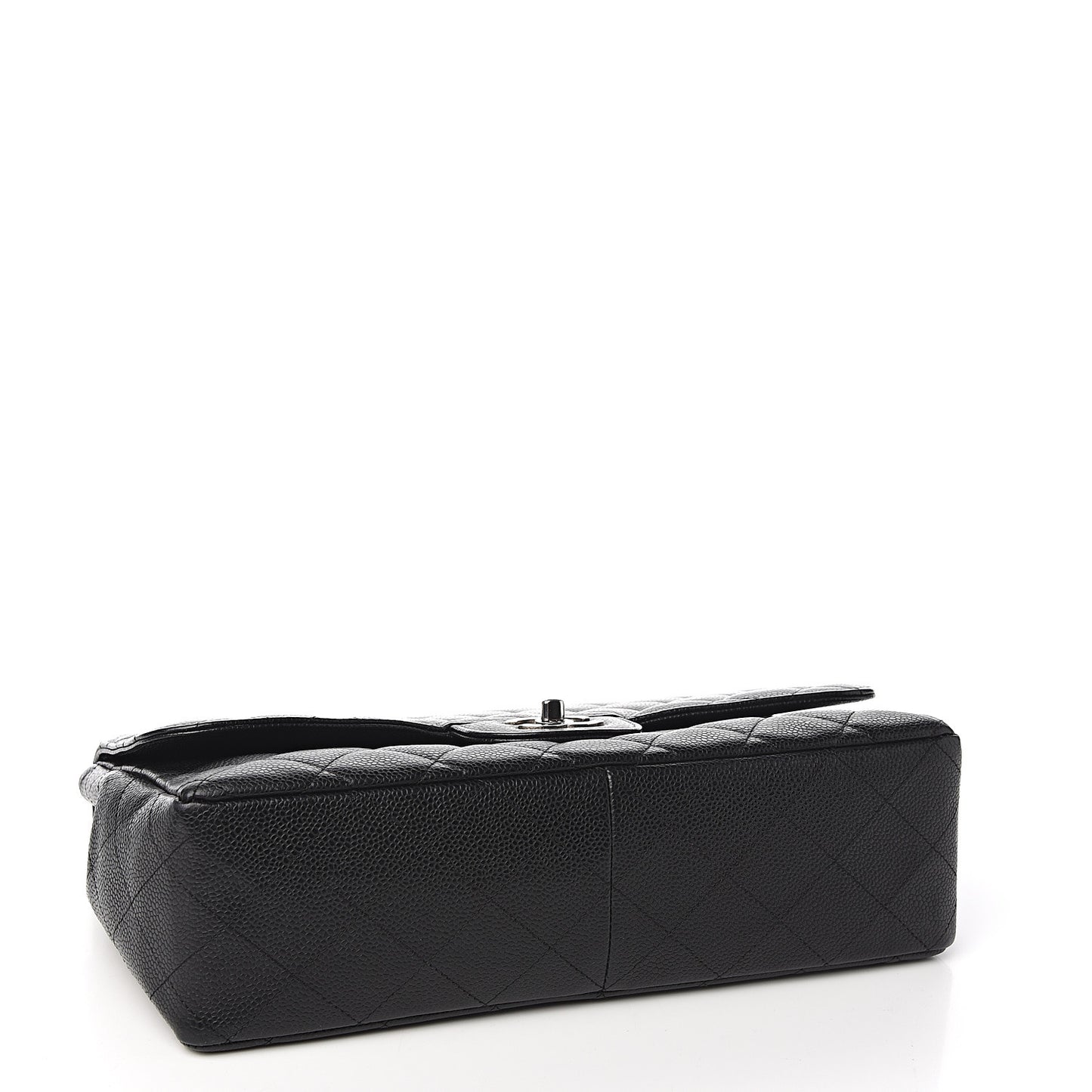 Caviar Quilted Jumbo Single Flap Black