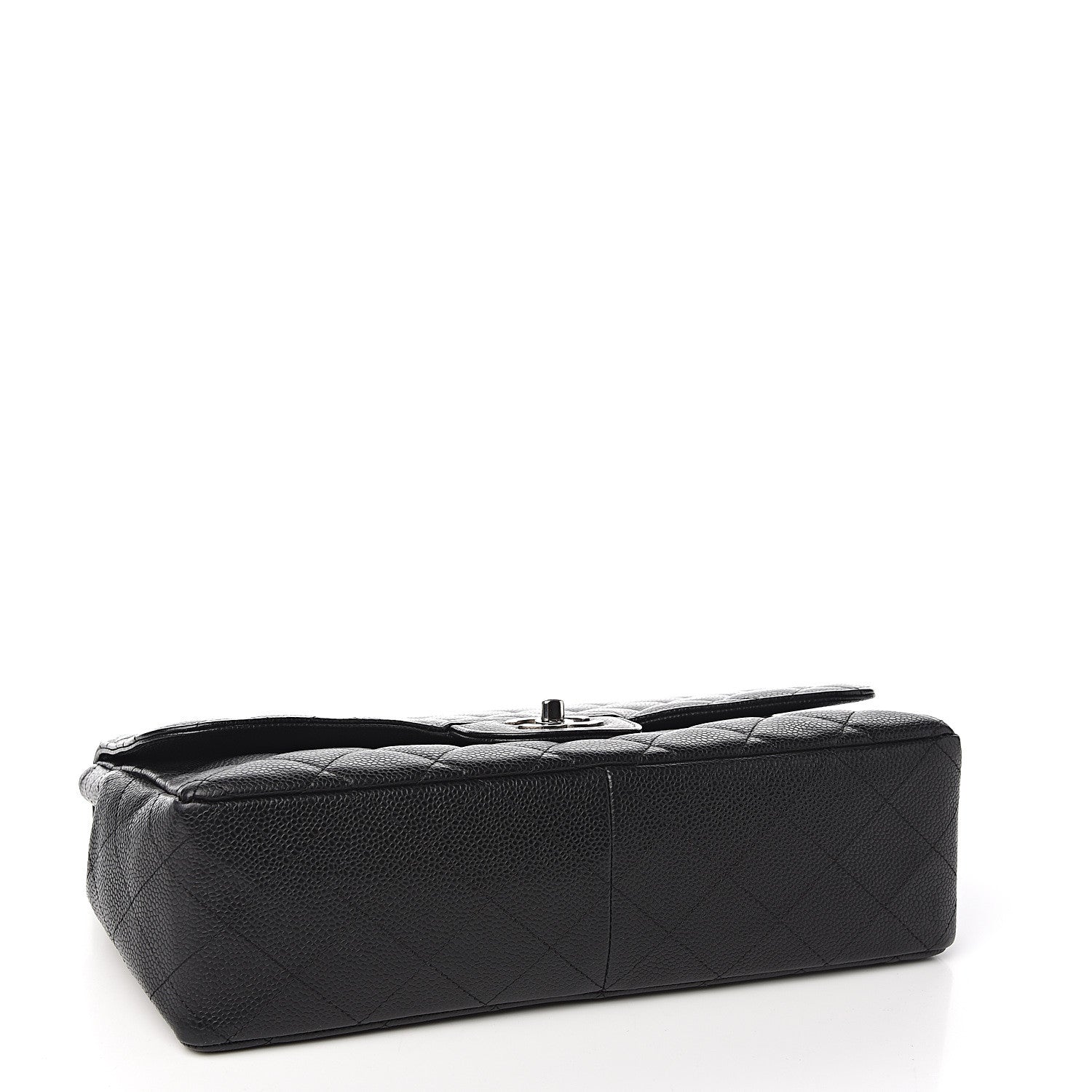 Chanel Caviar Quilted Jumbo Single Flap Black 3 of 14