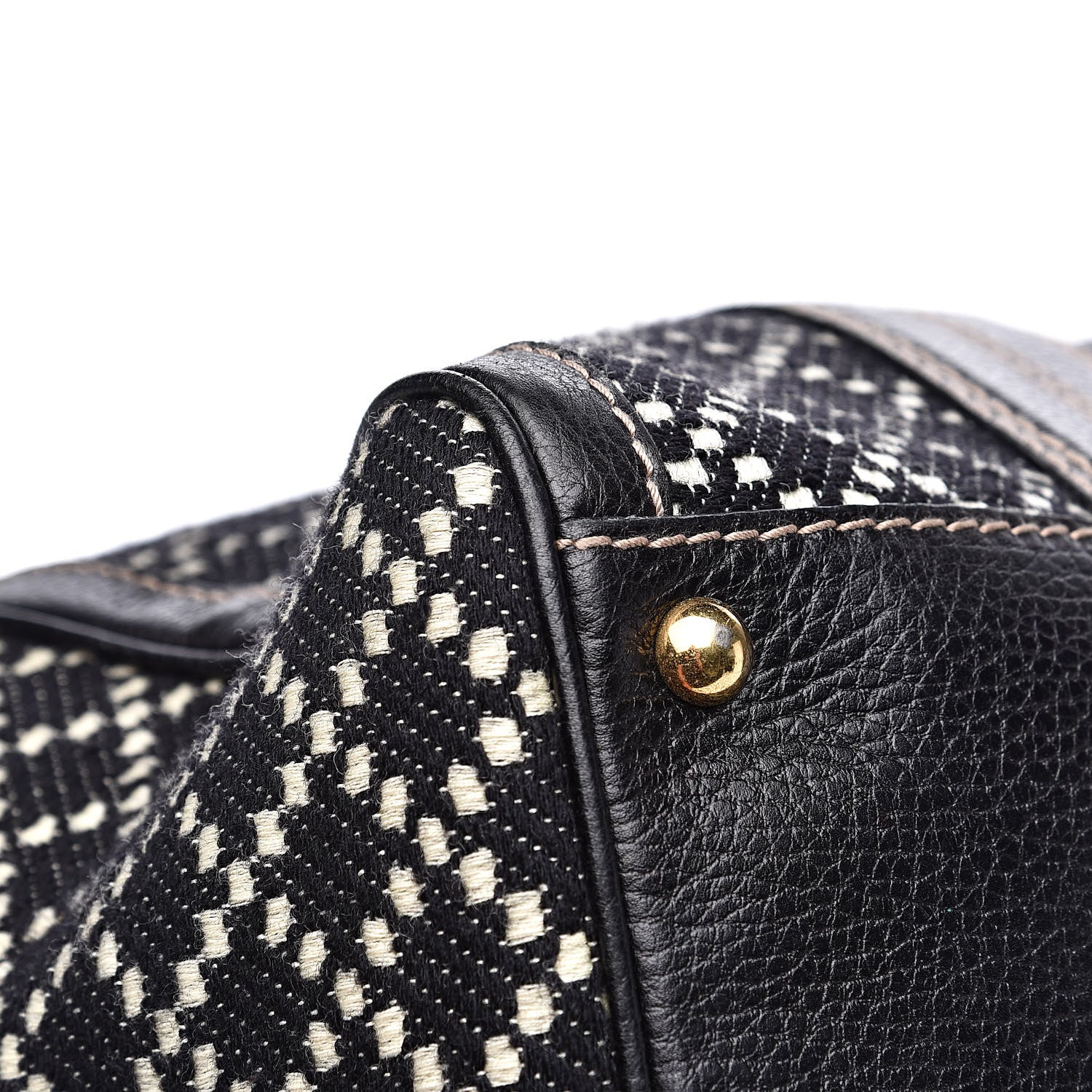 Gucci Diamante Calfskin Large Aviatrix Boston Black 10 of 16
