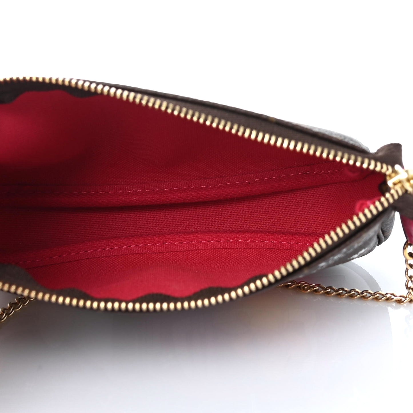 Monogram 2019 Christmas Animation Mini Courchevel Pochette Accessories Fuchsia